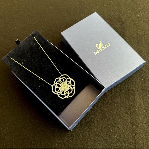 Authentic Swarovski Flower Necklace - Picture 7 of 9